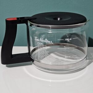 Tim Hortons Replacement Coffee Pot w/ Lid 48 oz Fits Bunn 10 Schott Germany
